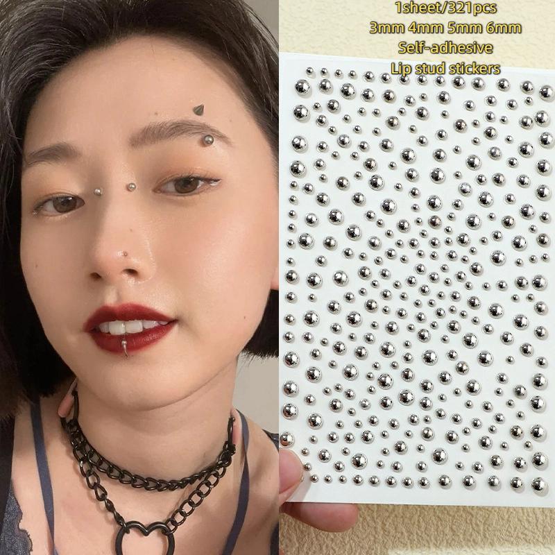 321pcs Non Piercing Lip Studs  – Body Jewelry Nose recenzja i cena