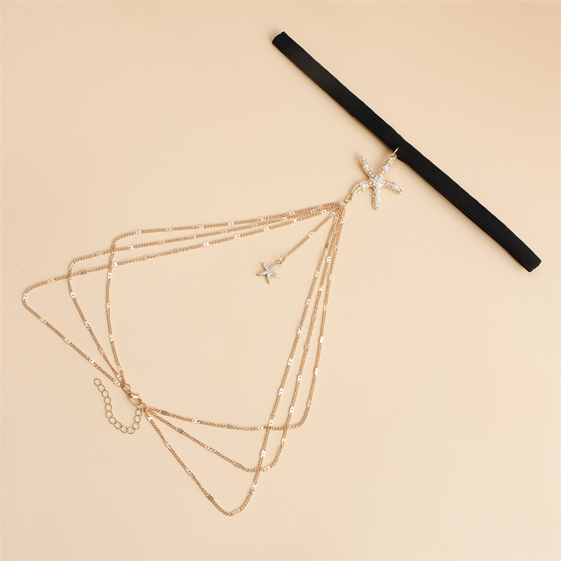 Boho Elastic Band Starfish Pea – Body Jewelry Leg Chain recenzja i cena