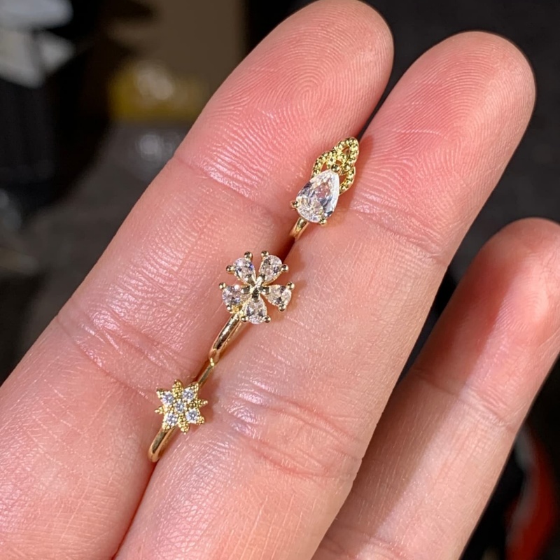 3-piece French style minimalis – Body Jewelry Nose recenzja i cena