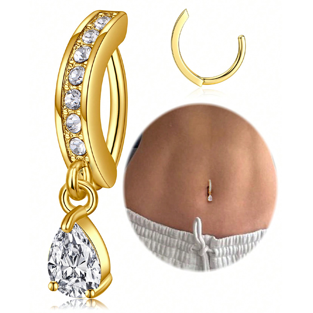 1PC 14G 10mm Belly Button Ring – Septum Clicker Ring recenzja i cena