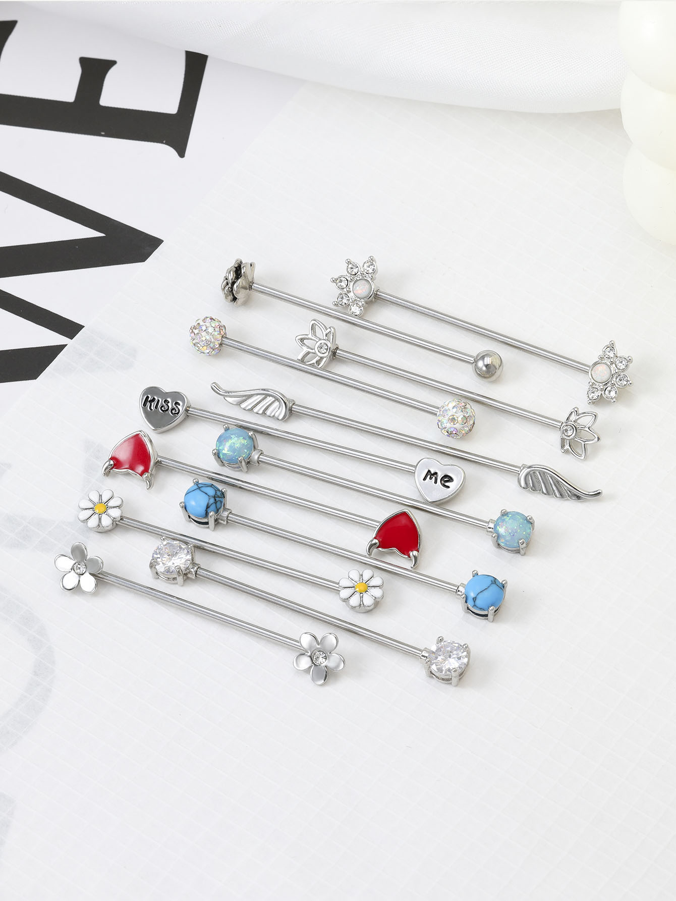 16G Arrows Hearts Industrial B – Body Jewelry Industrial recenzja i cena