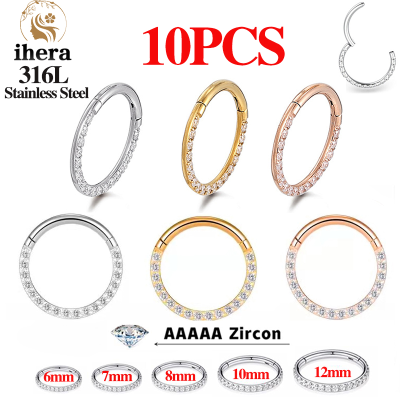 1/10PCS Stainless Steel Nose R – Body Jewelry Nose recenzja i cena