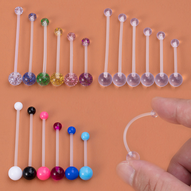 6pcs Flexible Navel Piercing A – Body Jewelry Industrial recenzja i cena