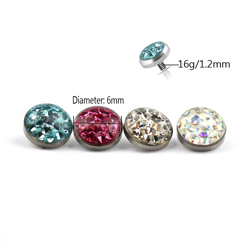 1PC Dermal Anchor Top Piercing – Body Jewelry Implants recenzja i cena