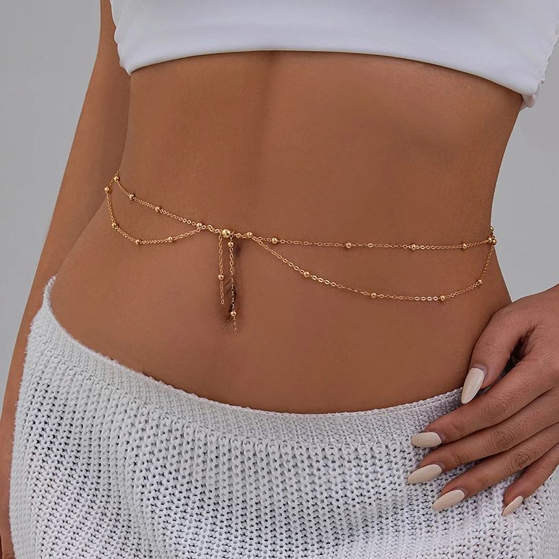 KunJoe Multilayer Gold Color T – Body Jewelry Outfit recenzja i cena