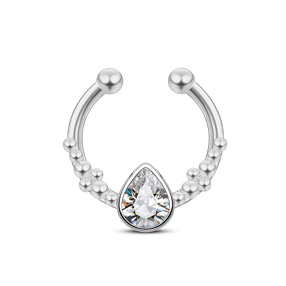 Stainless Steel Horseshoe Wate – Body Jewelry Nose recenzja i cena