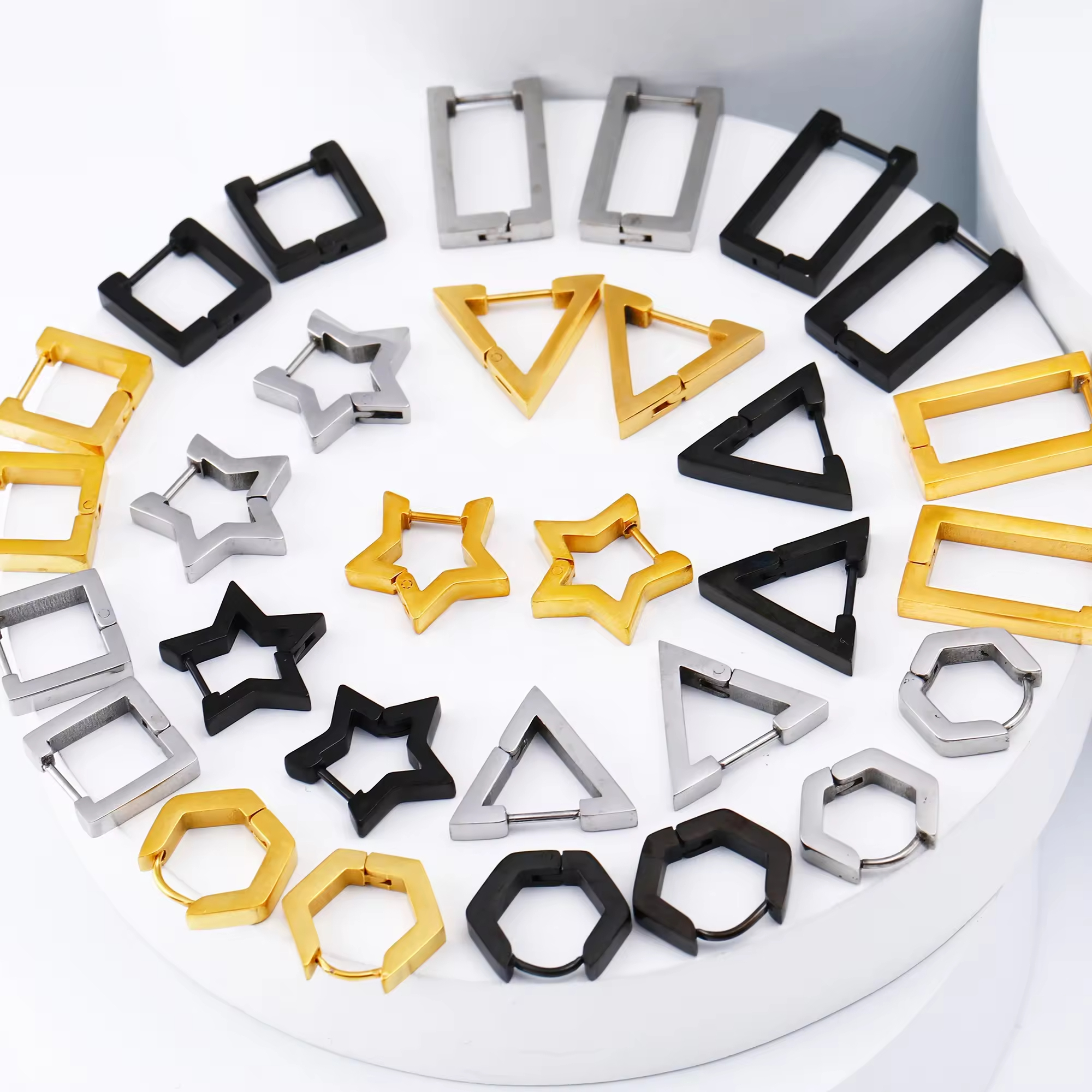 Waterproof Fashion Hip Hop Sta – Body Jewelry Hypoallergenic recenzja i cena