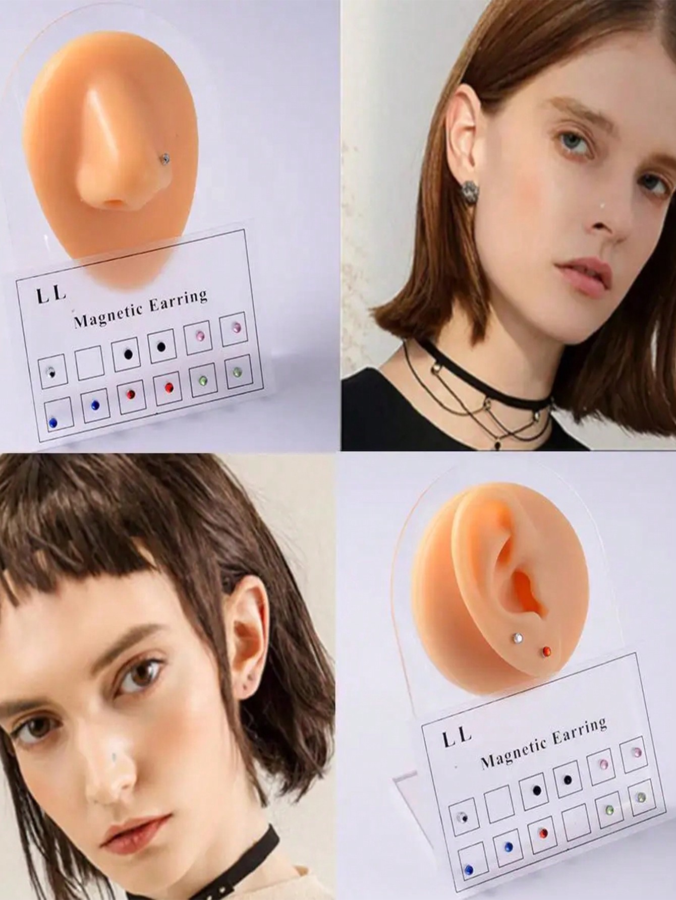 12PCS/Card  Crystal Magnetic S – Body Jewelry Nose recenzja i cena