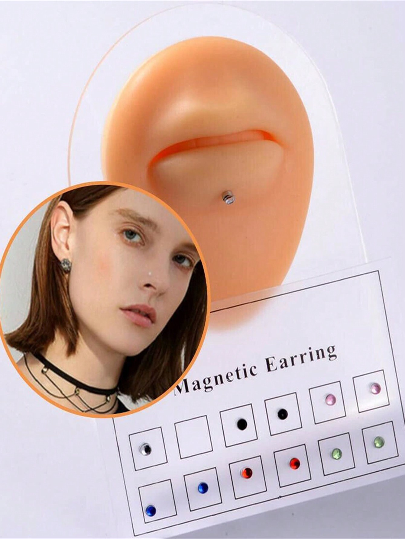 12PCS/Card  Crystal Magnetic S – Body Jewelry Nose recenzja i cena