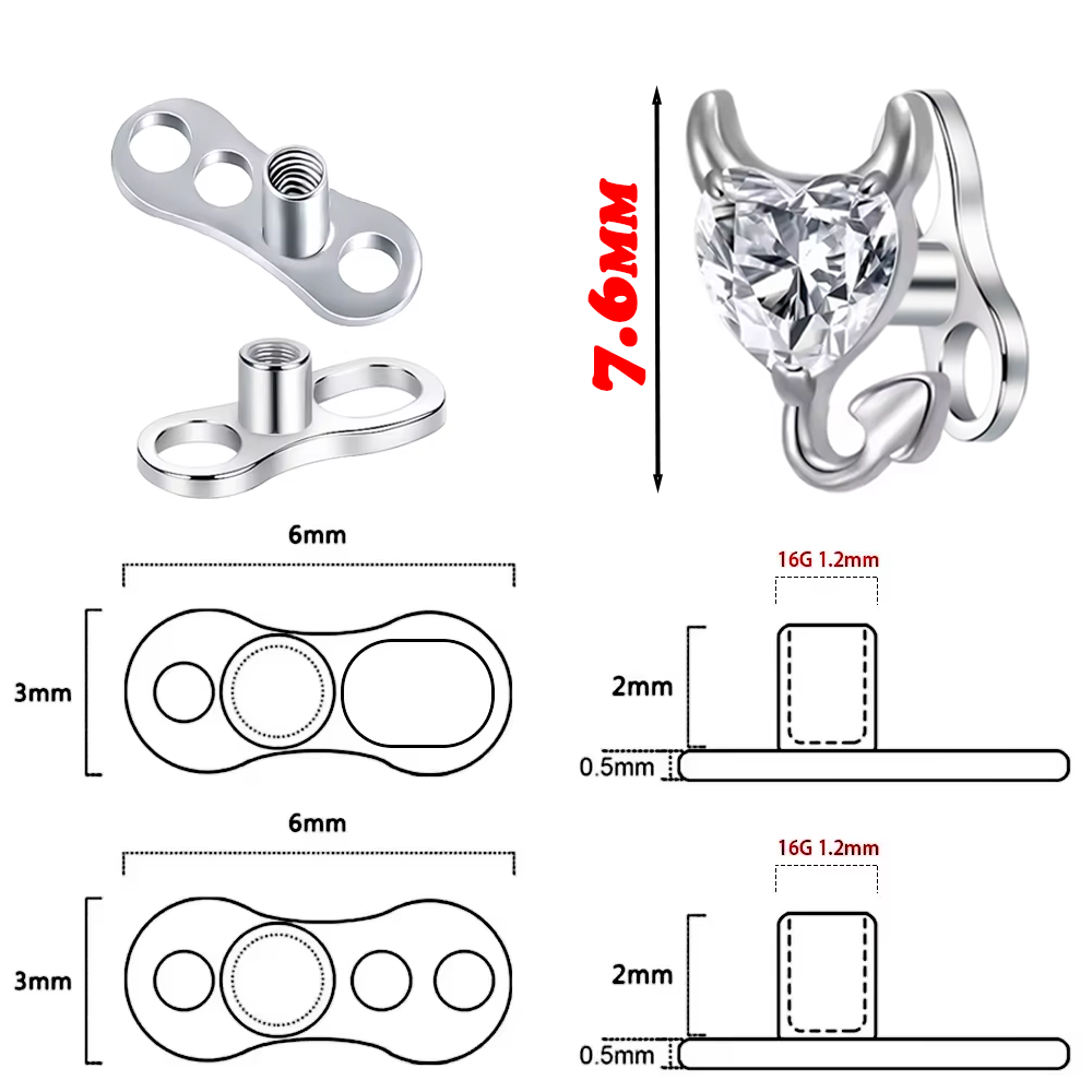 Medical-Grade F136 Titanium Al – Body Jewelry Implants recenzja i cena