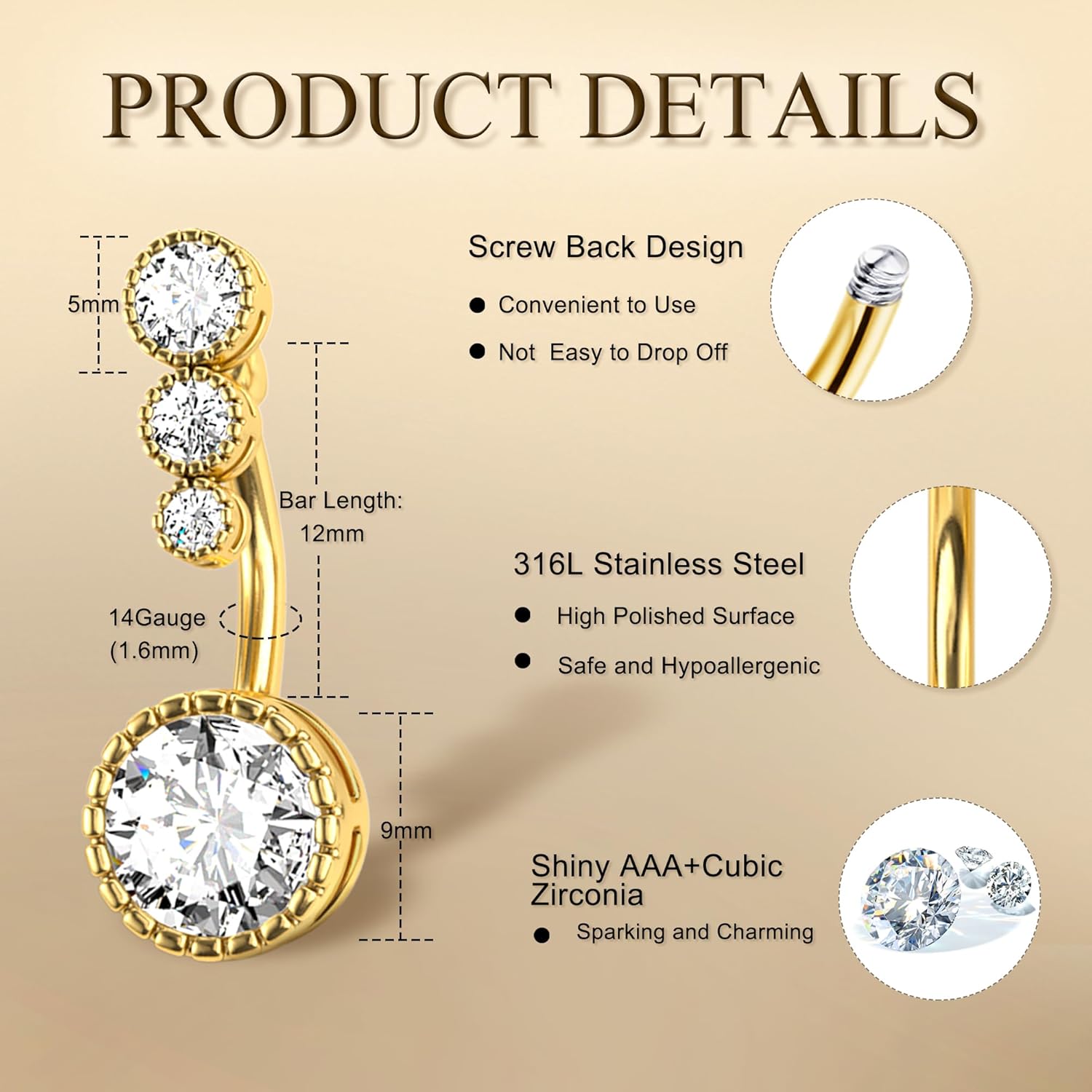 Drperfect 1Pc Belly Button Rin – Septum Clicker Ring recenzja i cena