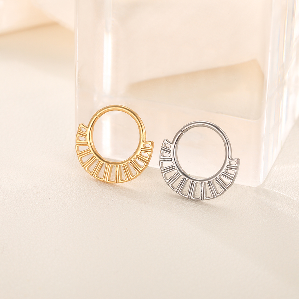1PC 16G Septum Nose Hoop Ring  – Septum Clicker Ring recenzja i cena