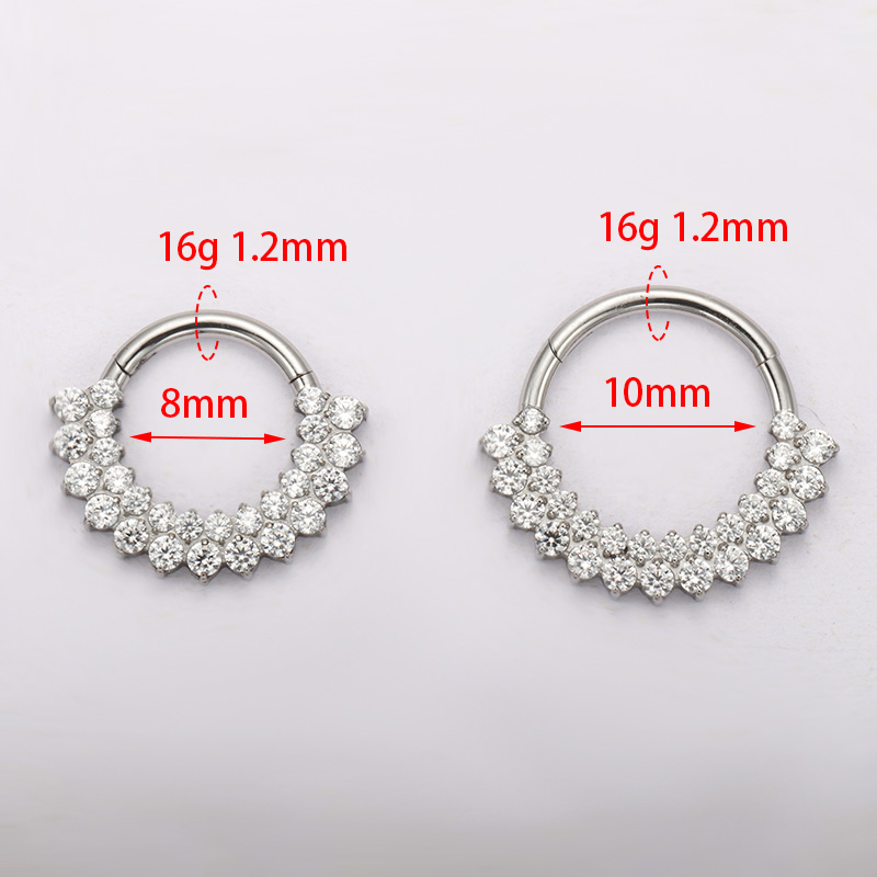 ASTM F136 Titanium Clicker Sep – Septum Clicker Ring recenzja i cena