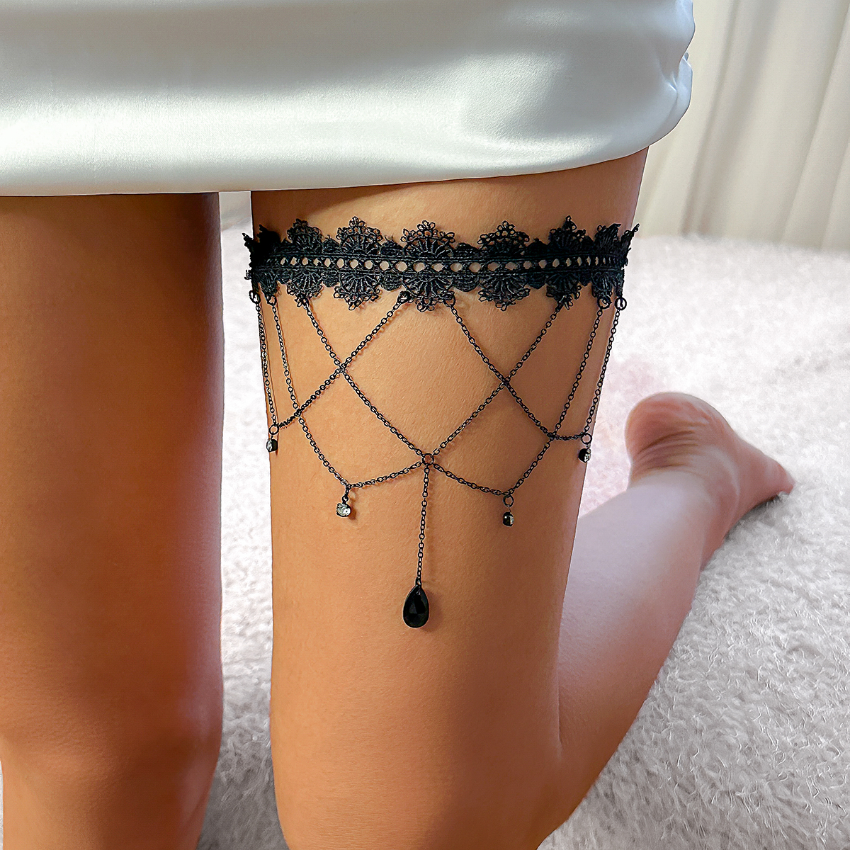 Ingemark Boho Elastic Band Bla – Body Jewelry Leg Chain recenzja i cena