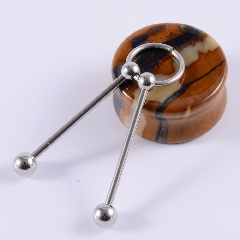 1Pcs Surgical Steel Snake Indu – Body Jewelry Industrial recenzja i cena