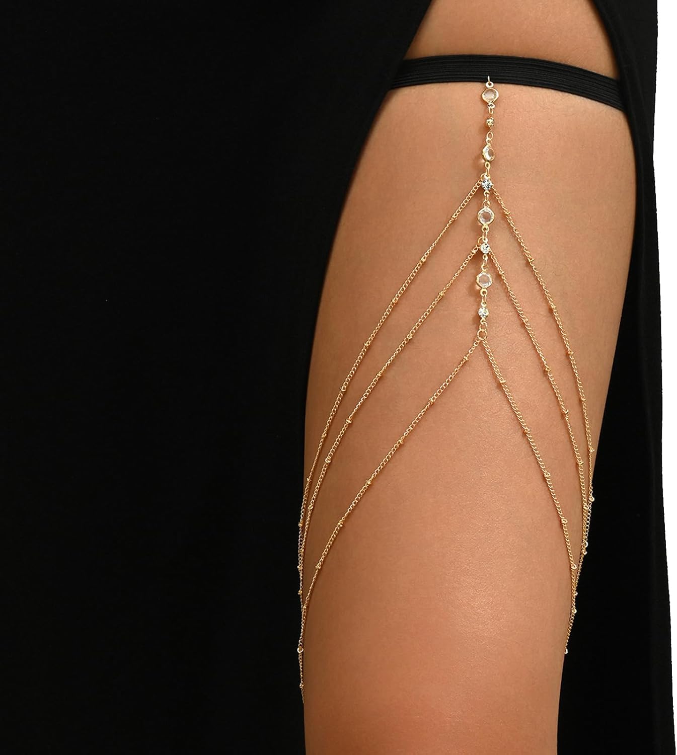 Sexy Crystal Bead Leg Body Acc – Body Jewelry Leg Chain recenzja i cena