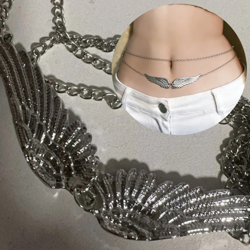 Double Layer Wings Angel Waist – Body Jewelry Outfit recenzja i cena