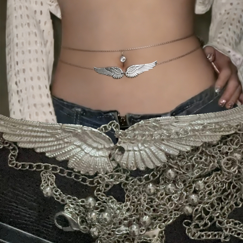 Double Layer Wings Angel Waist – Body Jewelry Outfit recenzja i cena