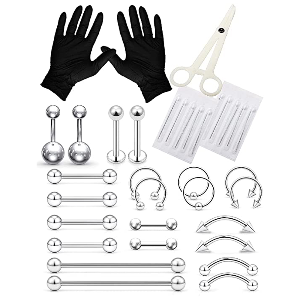 Piercing Kit Stainless Steel E – Body Jewelry Industrial recenzja i cena