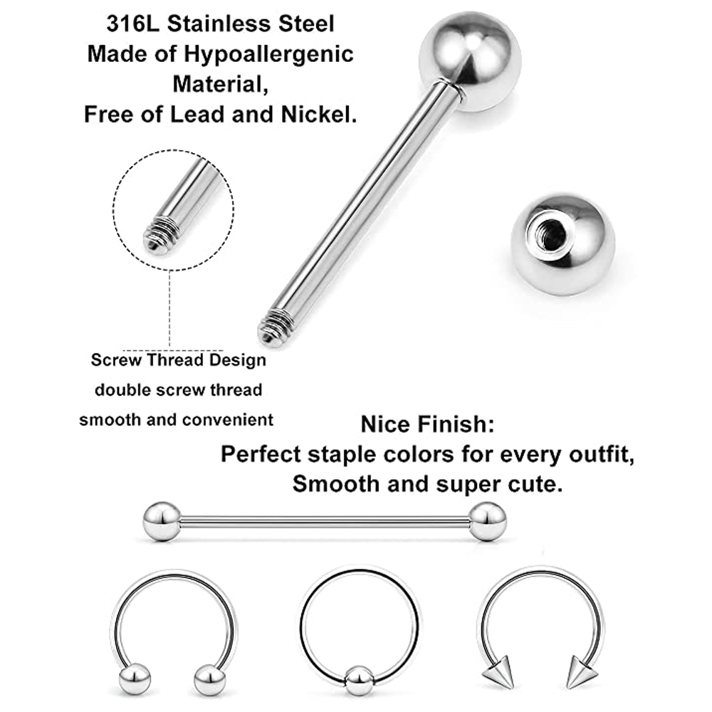 Piercing Kit Stainless Steel E – Body Jewelry Industrial recenzja i cena