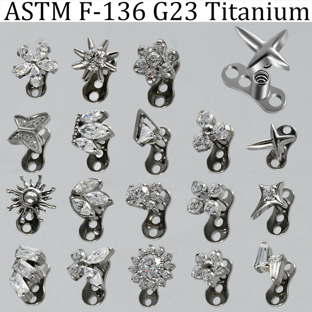 1PC G23 Implant Titanium Derma – Body Jewelry Implants recenzja i cena