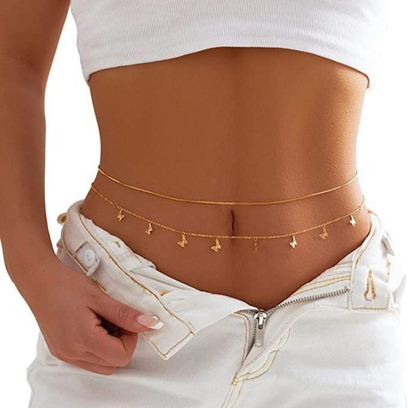Fashion Simple Double Layer Be – Body Jewelry Outfit recenzja i cena