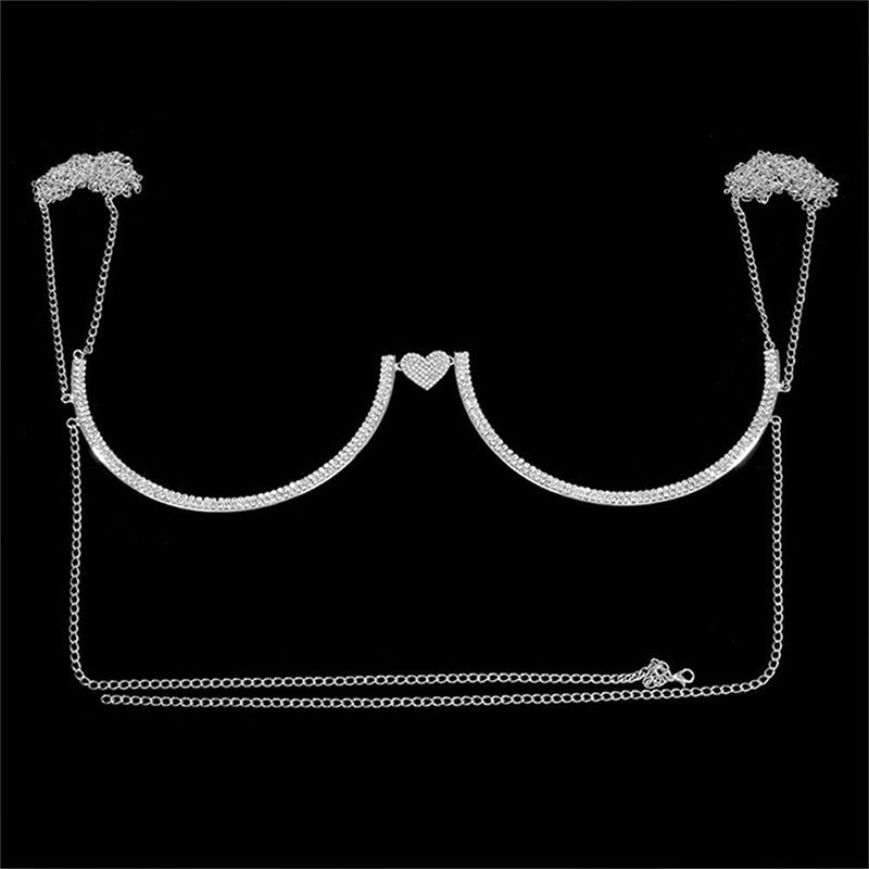 Stonefans Heart Rhinestone Che – Body Jewelry Outfit recenzja i cena