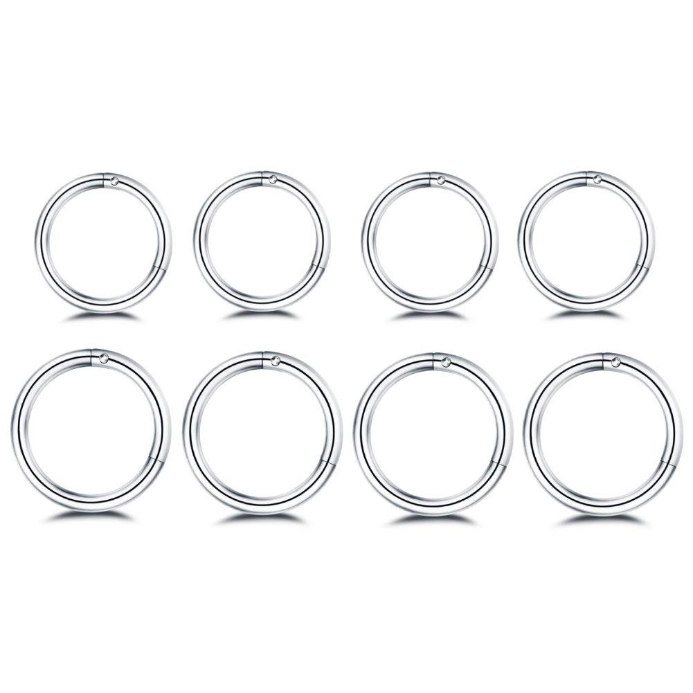 8Pcs Surgical Stainless Steel  – Septum Clicker Ring recenzja i cena