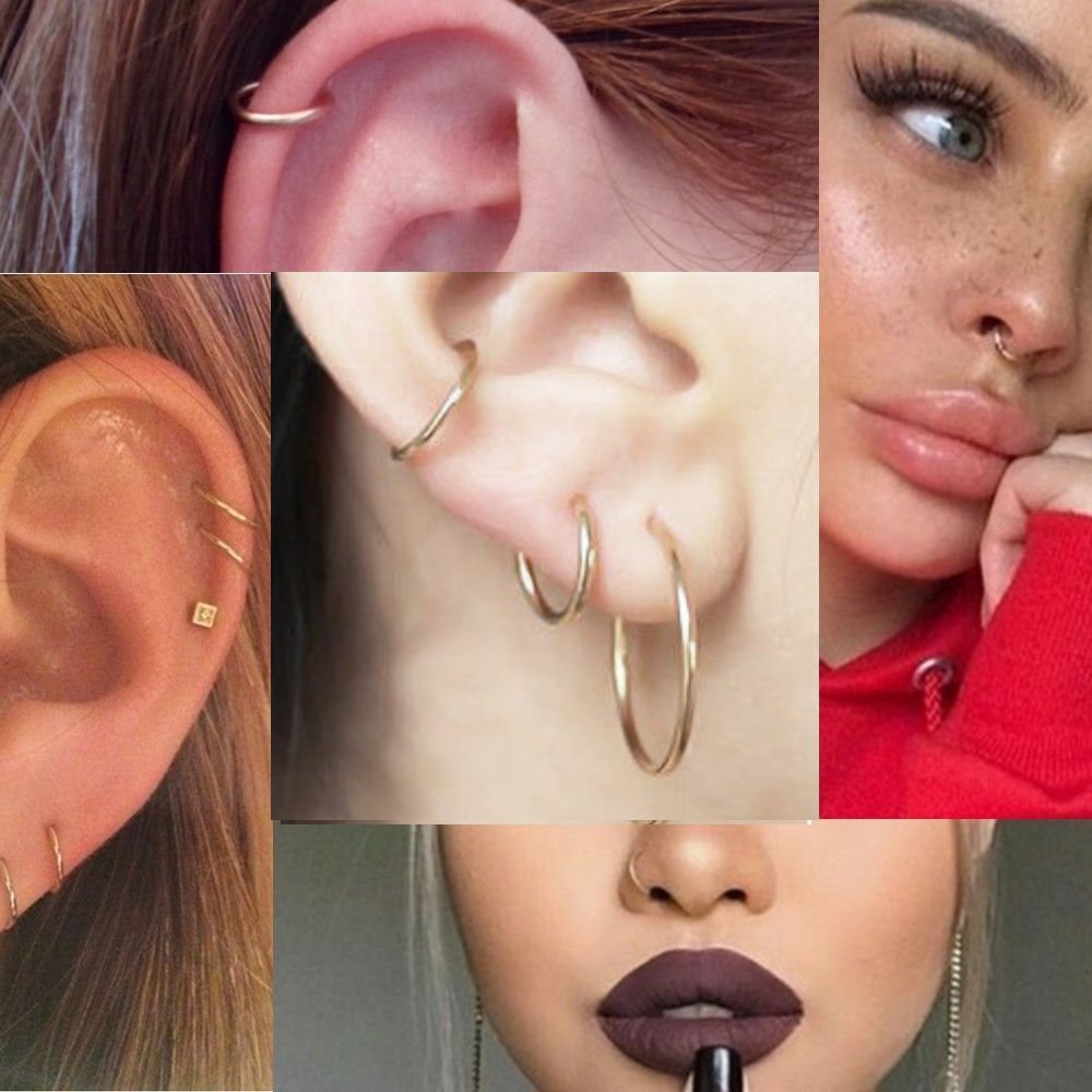 8Pcs Surgical Stainless Steel  – Septum Clicker Ring recenzja i cena