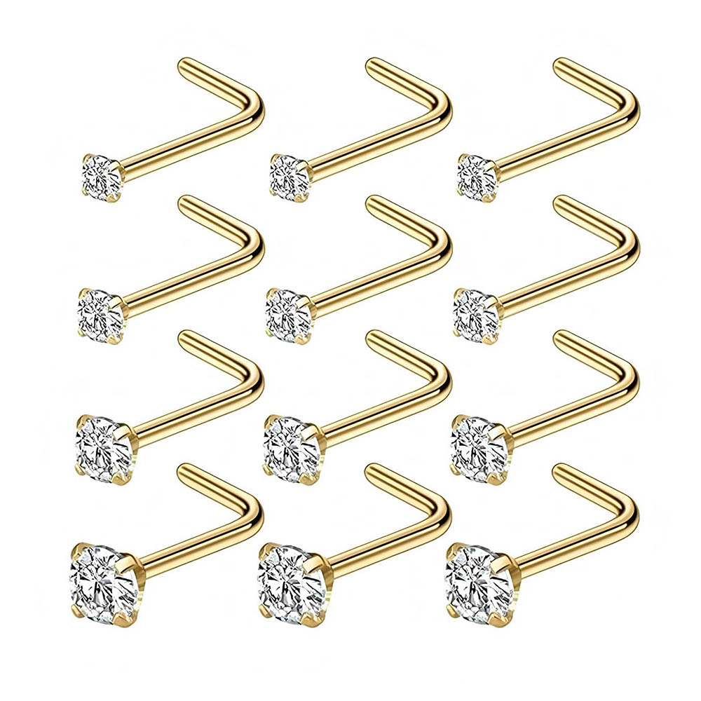 12-Piece Full Set 316L Hypoall – Body Jewelry Nose recenzja i cena