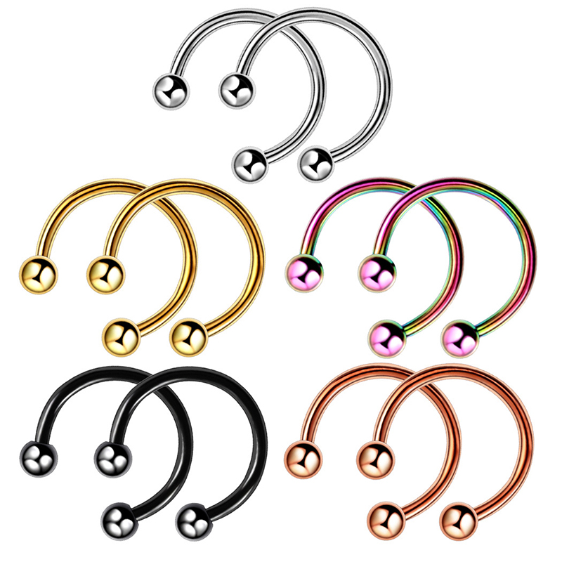 1PC Titanium Piercing Nariz Ci – Septum Clicker Ring recenzja i cena
